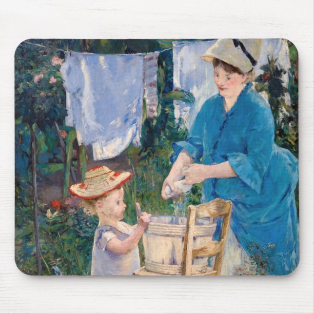 Tapis De Souris Edouard Manet - Blanchisserie (Devant)