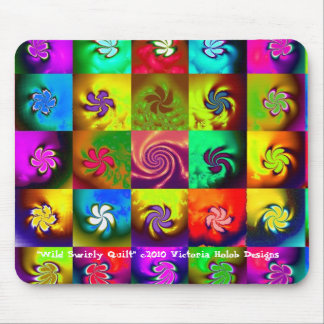 Tapis De Souris "ÉDREDON TOURBILLONNANT SAUVAGE", Mousepad