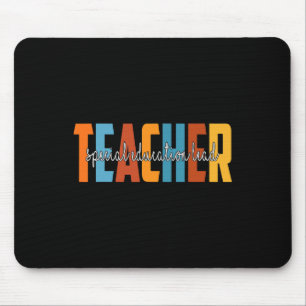 Tapis De Souris Éducation Spéciale Enseignant Principal Automne Am