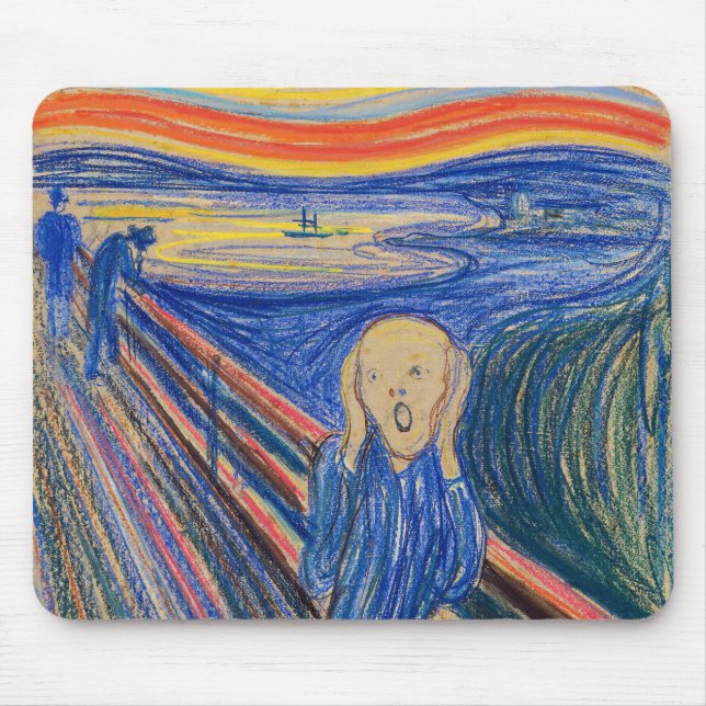 Tapis De Souris Edvard Munch - The Scream 1895 (Devant)