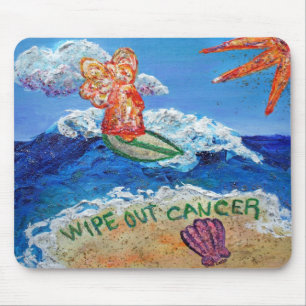 Tapis De Souris Effacer le cancer Angel Mousepad