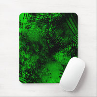 Effet Dessin de peinture vert et noir
