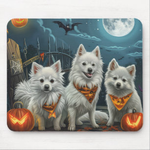 Tapis De Souris Éffrayant américain Eskimo Halloween