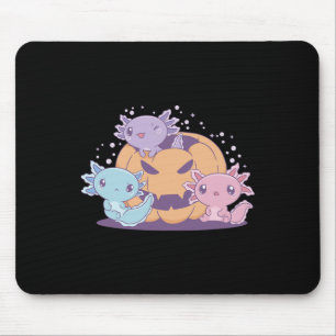 Tapis De Souris Éffrayant Axolotl'Halloween Costume Citrouille enf