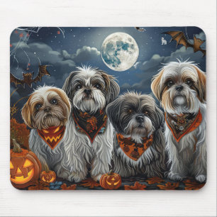Tapis De Souris Éffrayant d'Halloween Malti Tzu