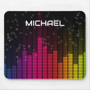 Tapis De Souris Égaliseur Lumières de Disco Musique Volume Personn