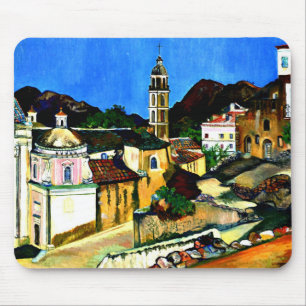 Tapis De Souris Église à Belgodere, Corse