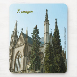 Tapis De Souris église Apollinaris à Remagen, Allemagne