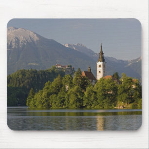 Tapis De Souris Église de l'Assomption sur l'île du lac