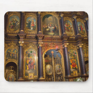 Tapis De Souris Église orthodoxe grecque de Sainte-Trinité