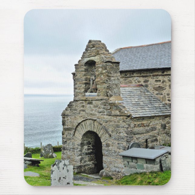 TAPIS DE SOURIS ÉGLISES WELSH UK (Devant)