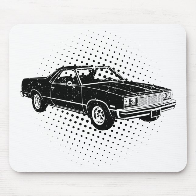 Tapis De Souris EL 1977 de Chevrolet Camino (Devant)