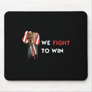 Tapis De Souris Élection américaine Donald Trump Nous nous battons