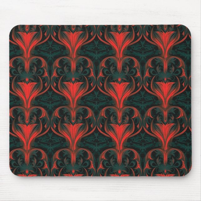 Tapis De Souris Élégance baroque flamboyante (Devant)