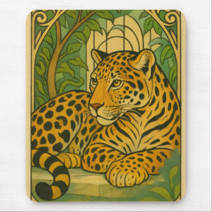 Tapis De Souris Élégance stylisée de la jungle