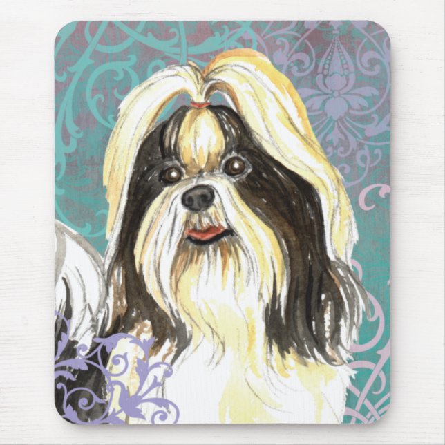 Tapis De Souris Élégant Chih Tzu Souris (Devant)