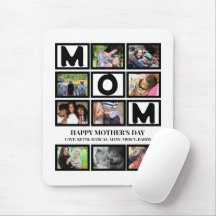 Elégant Custom Happy Mothers Day 9 Photo Collage