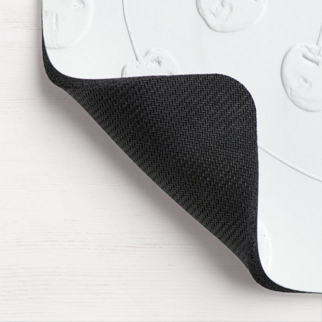 Tapis de souris élégant en cerisier blanc (Coin)