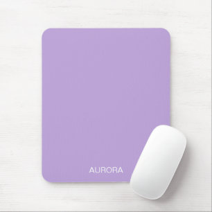 Tapis De Souris Élégant Lavande numérique Nom personnalisé -