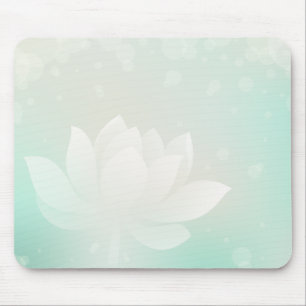 Tapis De Souris Élégant Lotus Flower Mouse Pad