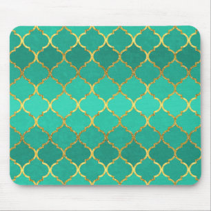 Tapis De Souris Elégant or tendance fausse parties scintillant qu