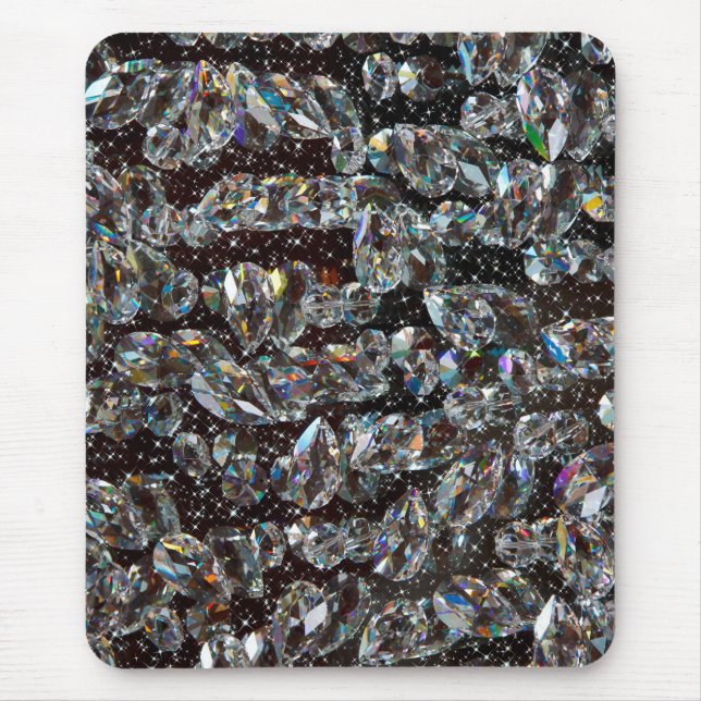 Tapis De Souris Élégant Parties scintillant de diamant (Devant)