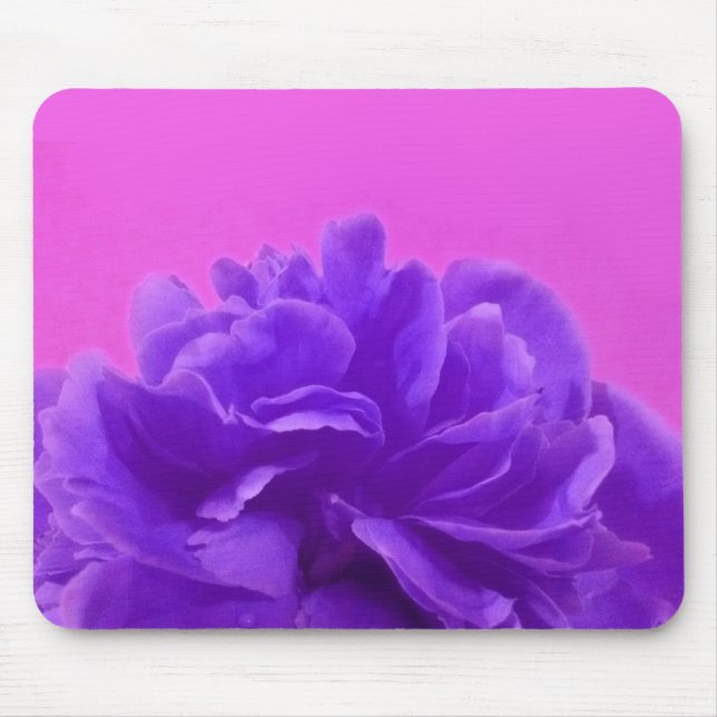 Tapis De Souris Elegant Purple Raspberry Floral (Devant)