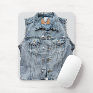 Tapis De Souris Élégant tissu de jeans Photographie Style moderne