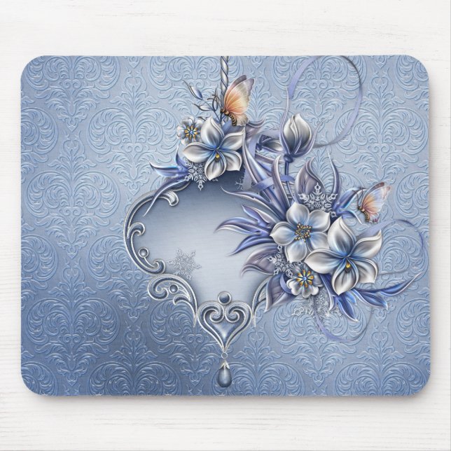Tapis De Souris Élégante Dame Mousepad (Devant)