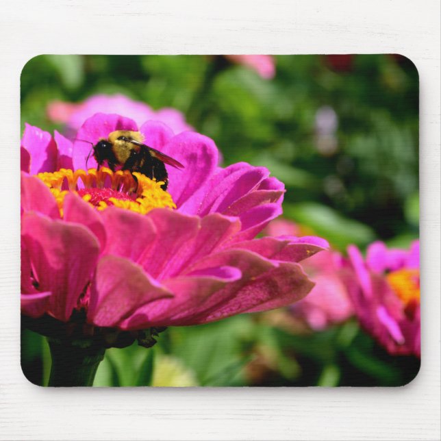 Tapis De Souris Élégante fleur rose florale rose fleur mignonne be (Devant)