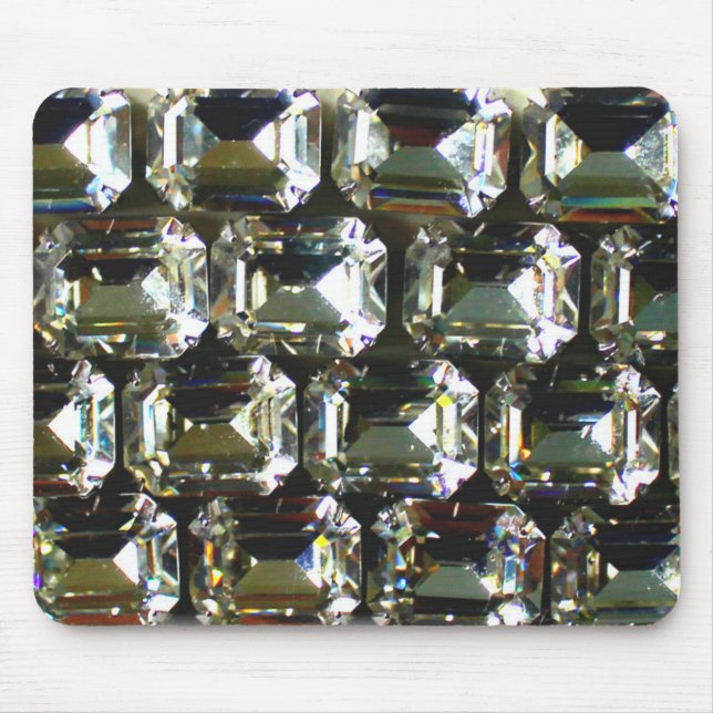 Tapis De Souris Élégants pierres gemmes diamants Rhinestones (Devant)