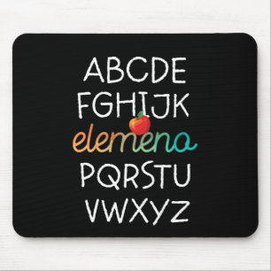 Tapis De Souris Elemeno Alphabet Préscolaire Maternelle - École