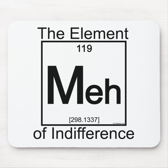 Tapis De Souris Élément MEH (Devant)