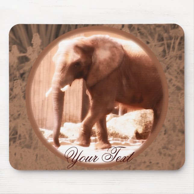 Tapis De Souris Éléphant africain Mousepad (Devant)