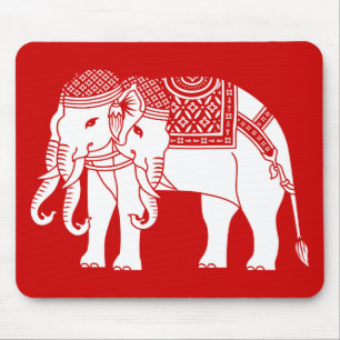 Tapis De Souris Elephant blanc thaïlandais Erawan