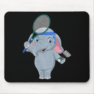 Tapis De Souris Éléphant de Badminton