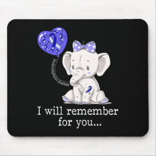 Tapis De Souris Elephant de sensibilisation à l'hydrocéphalie 1