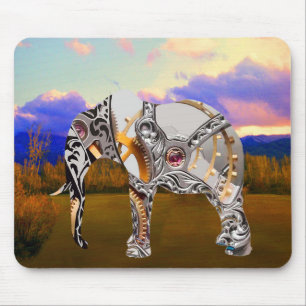 Tapis De Souris Éléphant d'horlogerie