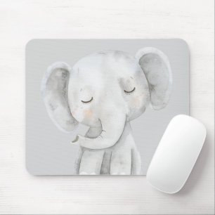Tapis De Souris Éléphant Gris Mignon