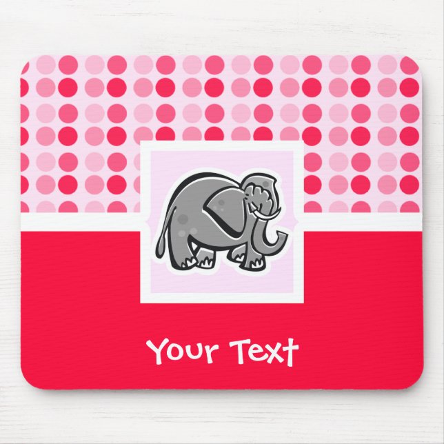 Tapis De Souris Éléphant mignon (Devant)