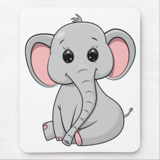 Tapis De Souris Eléphant mignon