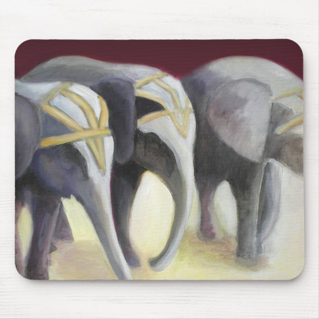 Tapis De Souris Éléphants Mousepad de cirque (Devant)