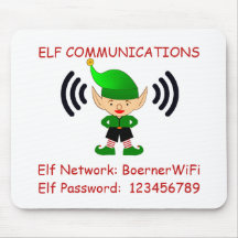 Elf Noël Wi-Fi Guest Ordinateur Bureau Chambre