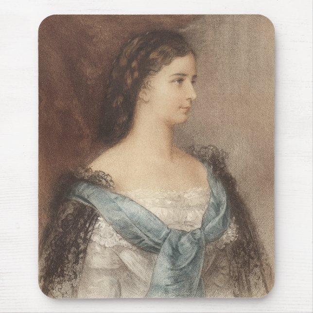 Tapis De Souris Elisabeth de la Bavière - impératrice Sisi - (Devant)