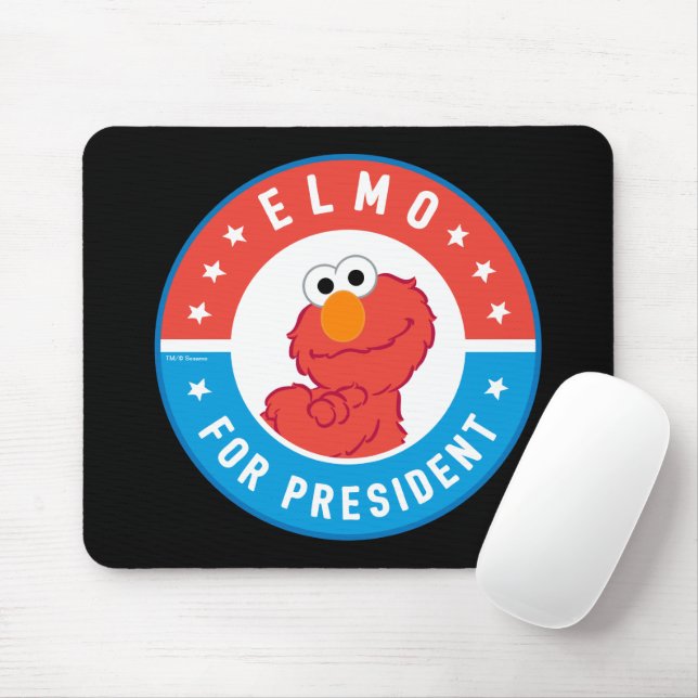 Tapis De Souris Elmo pour l'insigne du président (Avec souris)