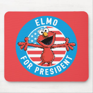 Tapis De Souris Elmo Président - Drapeau