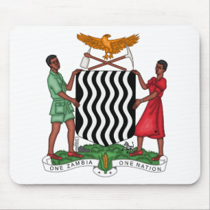 Tapis De Souris emblème de la zambie