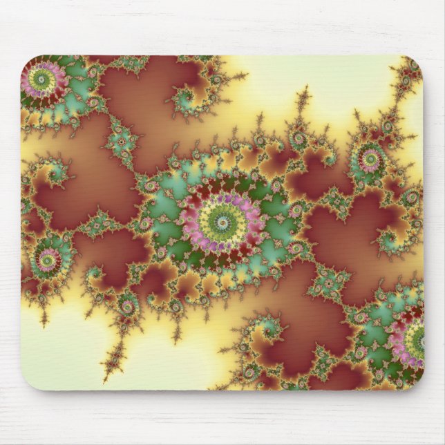 Tapis De Souris Embossé - Fractal Mousepad (Devant)