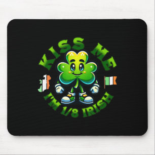 Tapis De Souris Embrasse-Moi Je Suis 18 Irish St Patricks Day Clov