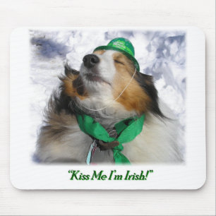 Tapis De Souris Embrasse-moi, je suis irlandais !